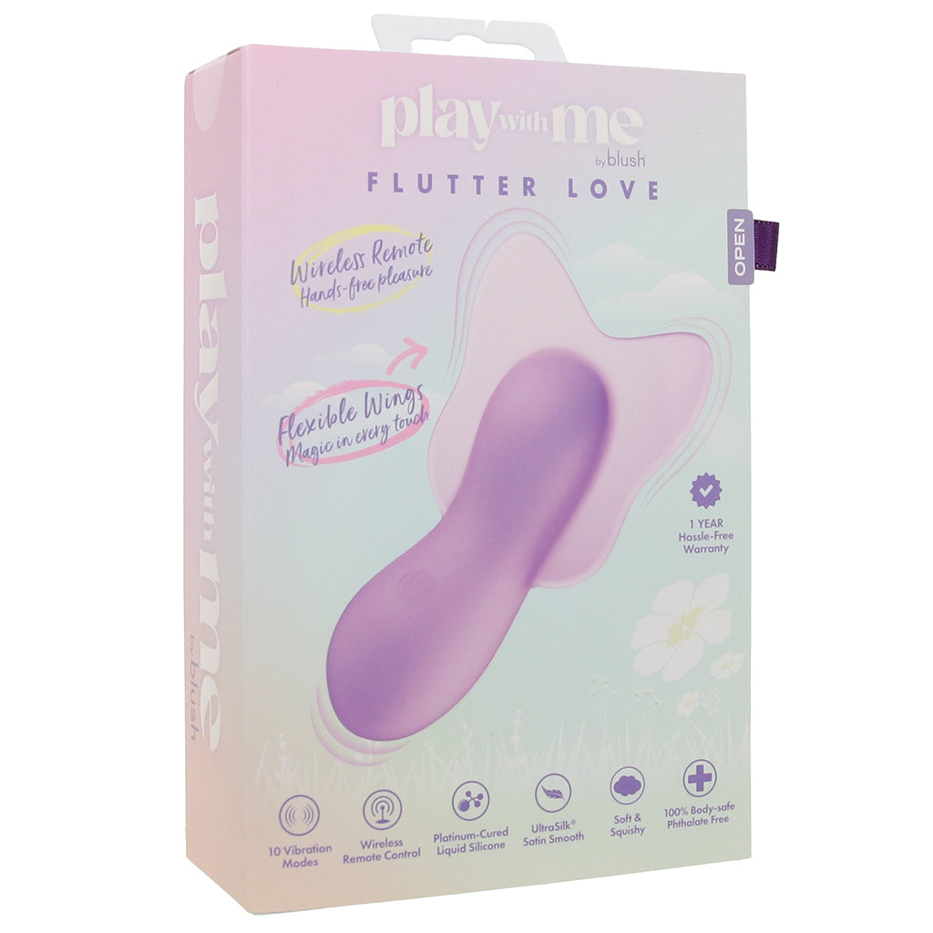 Play with Me Flutter Love Clitoral Vibe with Remote Vibrators > Clitoral Stimulators