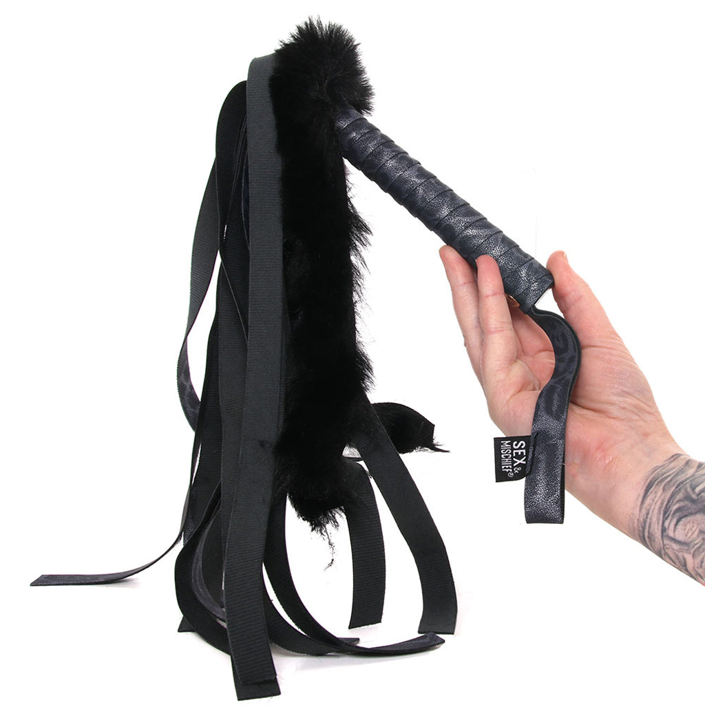 Sex & Mischief Cougar Faux Fur Flogger Bondage and Fetish > Whips and Crops