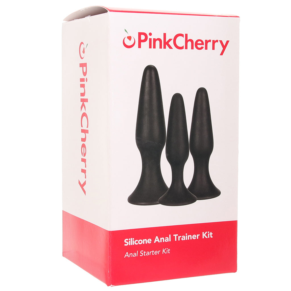 PinkCherry Silicone Anal Trainer Kit in Black Anal Sex Toys > Butt Plugs