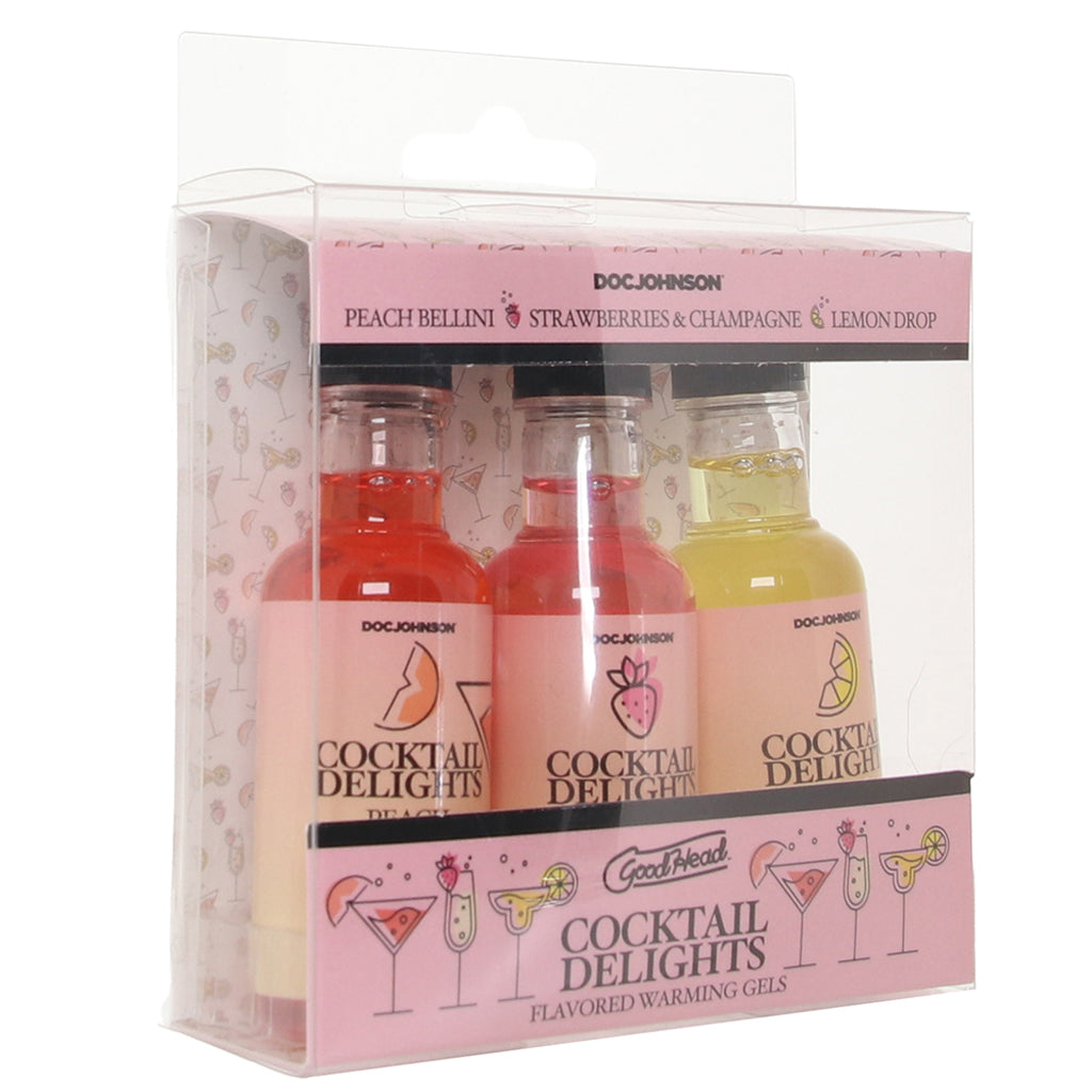 GoodHead Cocktail Delights Warming Flavor Gel Set Lubes and Lotions > Flavored Sex Lubes