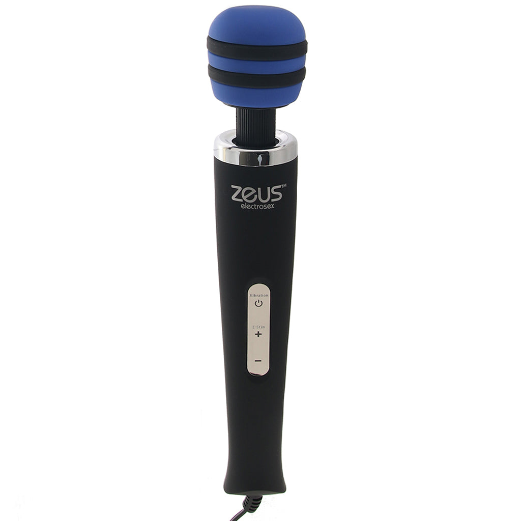 Zeus Blue Arc Plug In E-Stim Vibrating Wand Vibrators > Wands