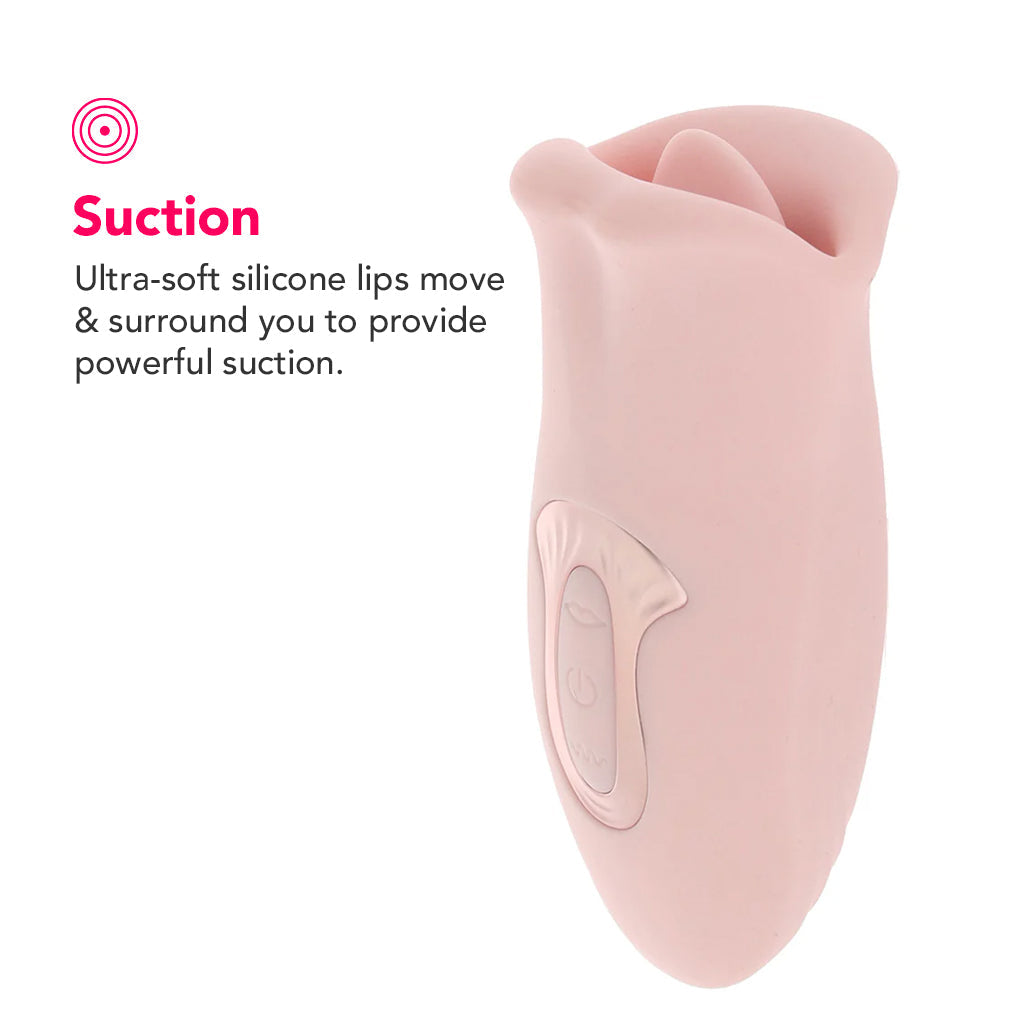 Loveline Kiss Dual Action Suction Vibe Vibrators > Clitoral Stimulators