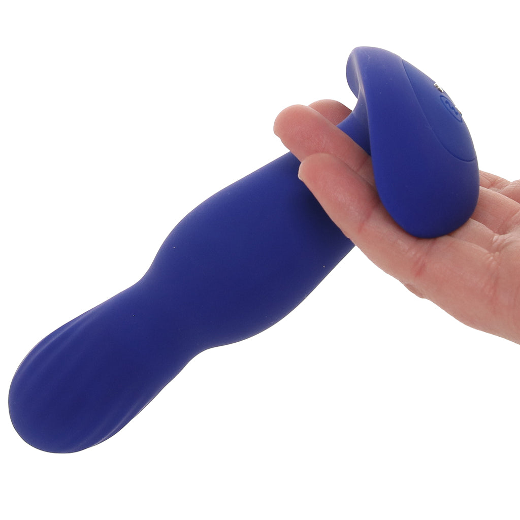 A-Play Expander 5.75 Inch Vibrating Plug in Royal Blue Anal Sex Toys > Anal Vibrators