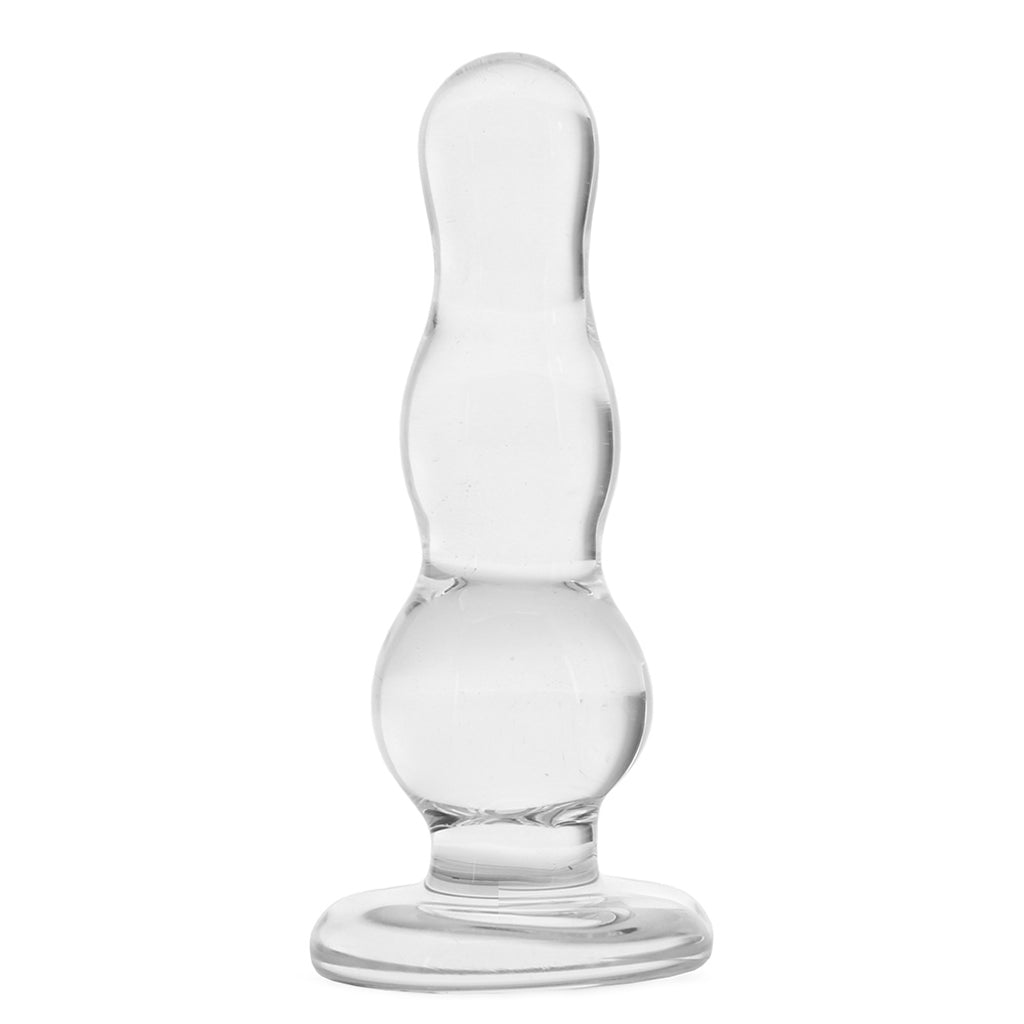 gläs 4 Inch Glass Butt Plug Anal Sex Toys > Butt Plugs