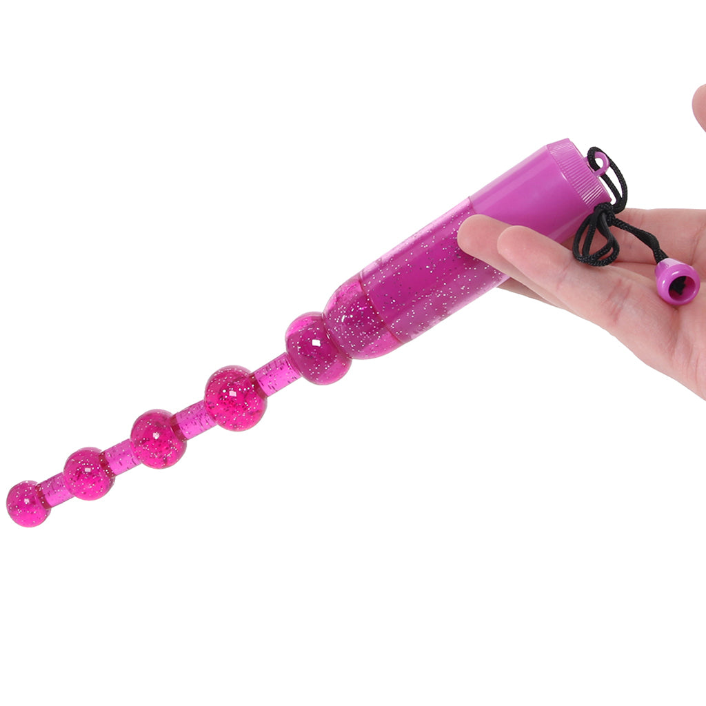 Waterproof Vibrating Pleasure Beads in Purple Anal Sex Toys > Anal Vibrators