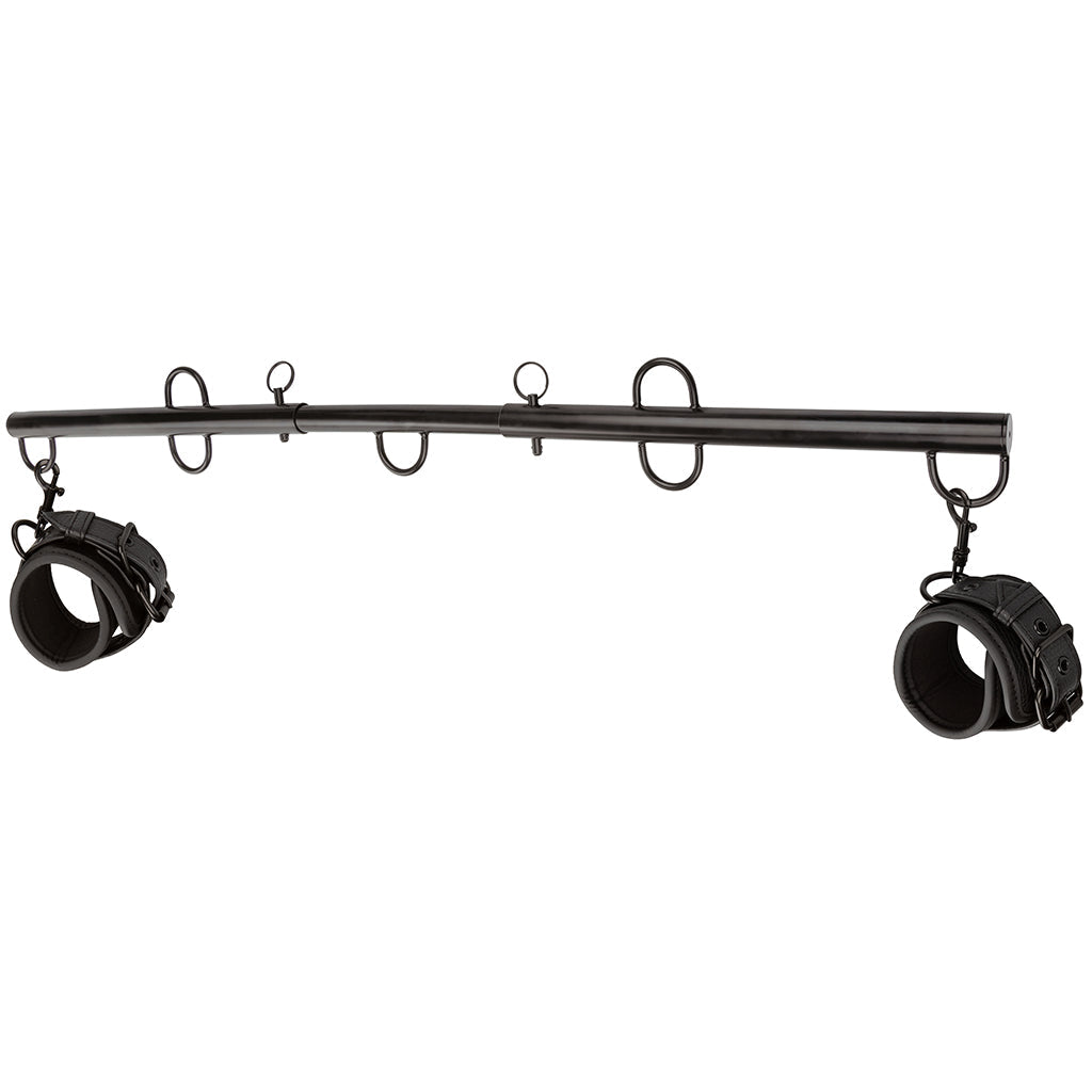 Nocturnal Collection Adjustable Spreader Bar with Cuffs Bondage and Fetish > Restraints