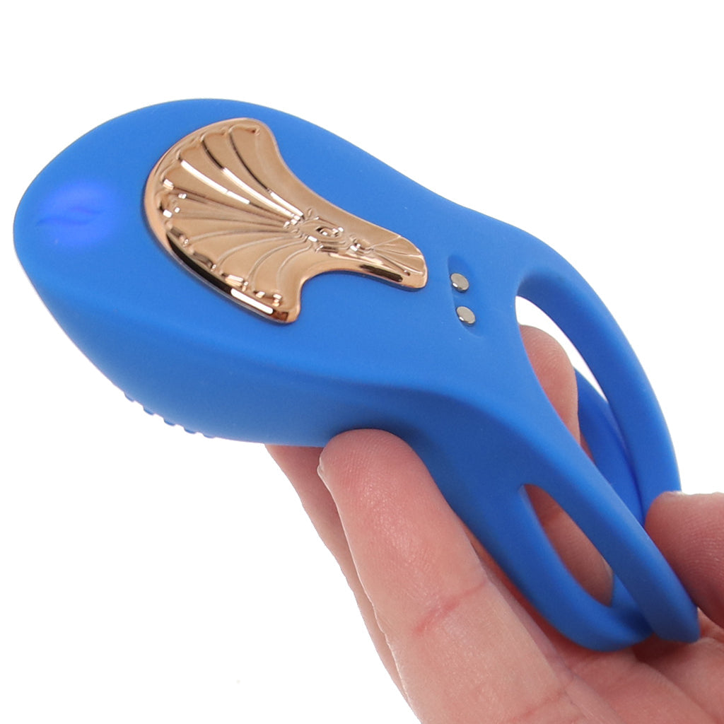 Gold Glam Vibrating Cock Ring