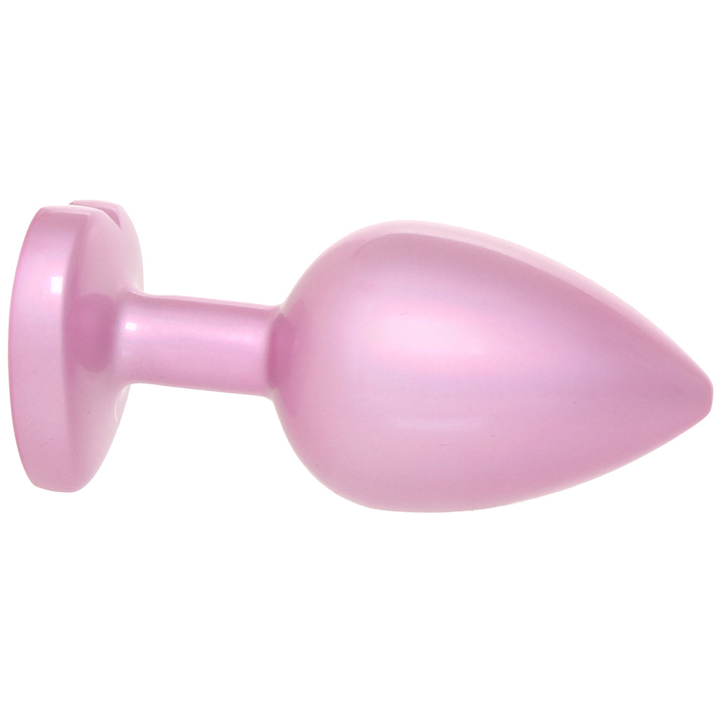 Booty Bling Pink Metal Jewelled Butt Plug in Large Anal Sex Toys > Butt Plugs
