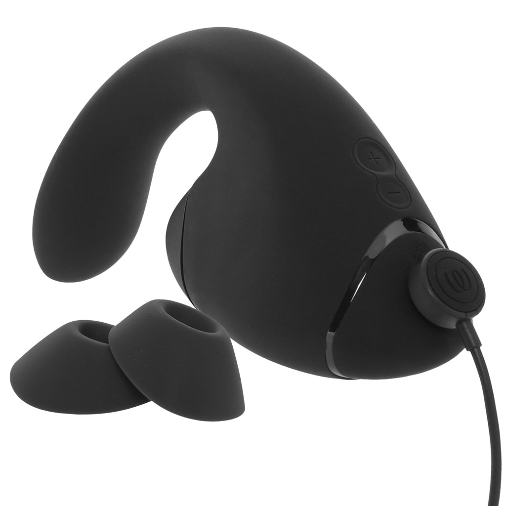 Womanizer Next Duo Clitoral Suction & G-Spot Vibe in Black