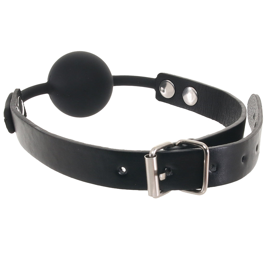 Ouch! Silicone Ball Gag in Black Bondage and Fetish > Ball Gags & Mouth Restraints