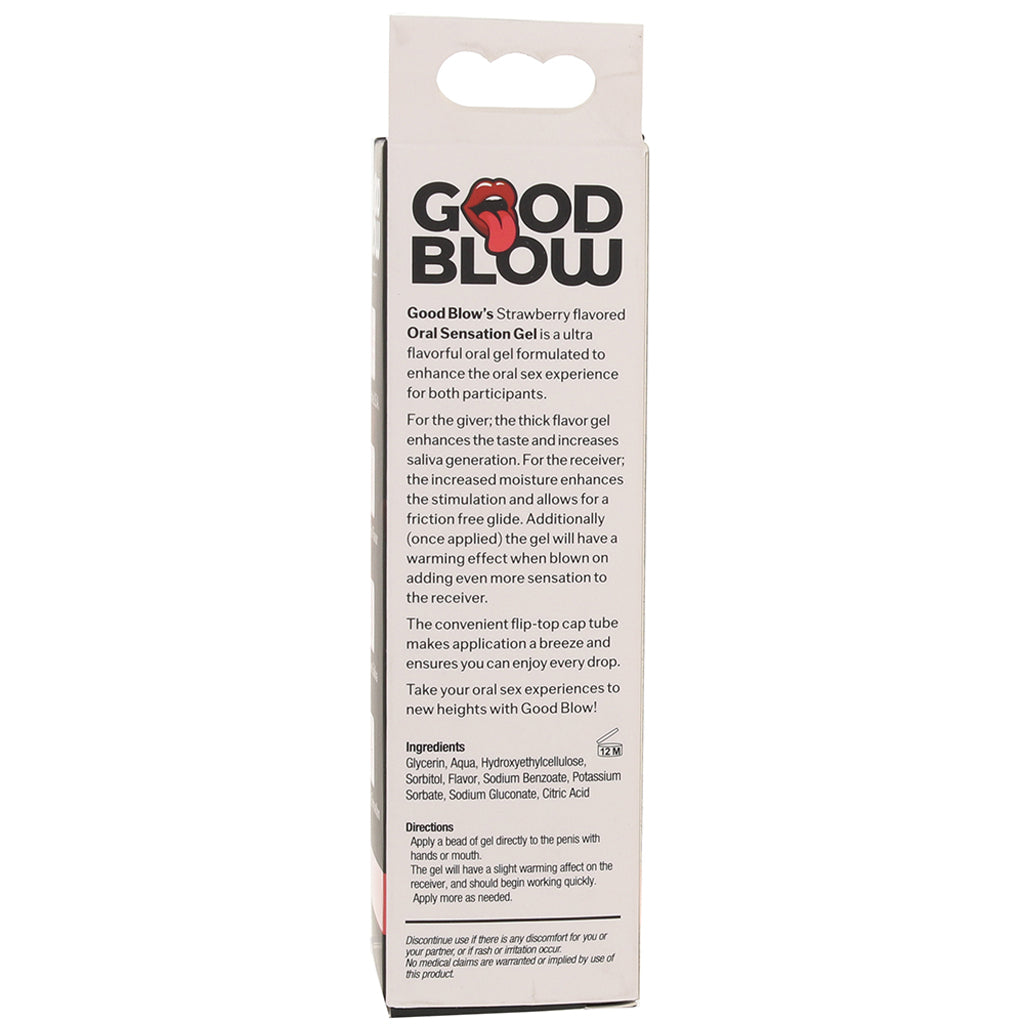Good Blow Oral Sensation Gel 1.5oz/44.4ml in Strawberry Lubes and Lotions > Sexual Stimulants