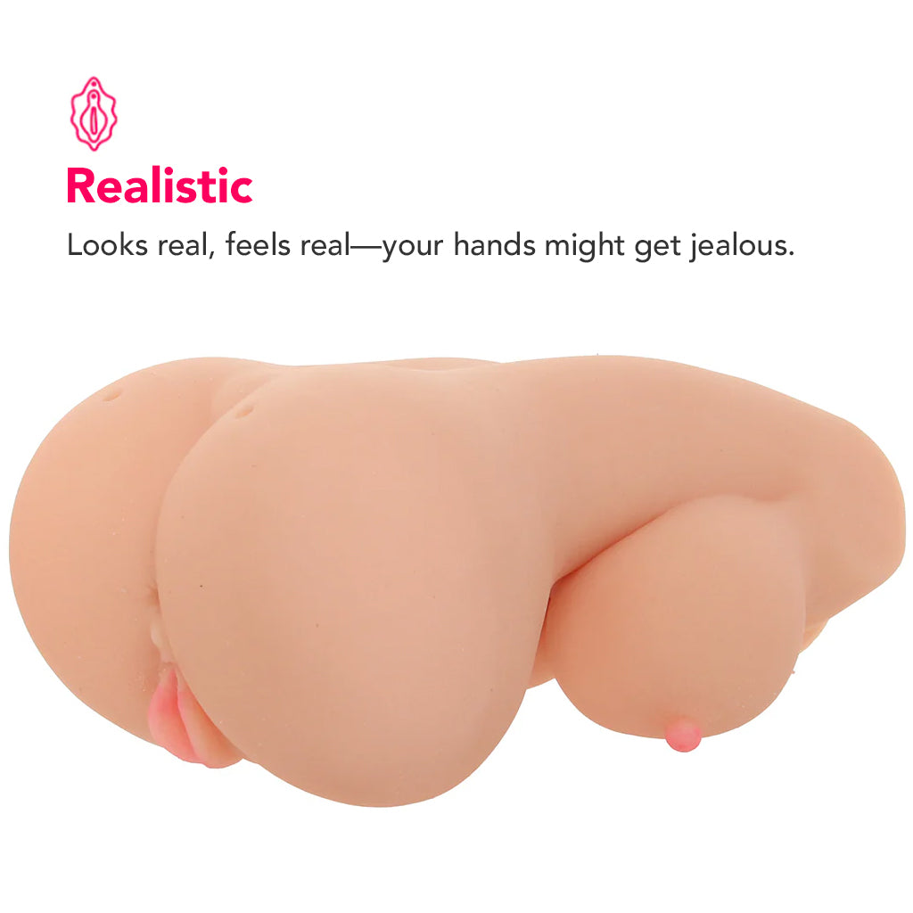 Stroke It Body Banger Masturbator in Ivory Male Masturbators > Realistic Butts