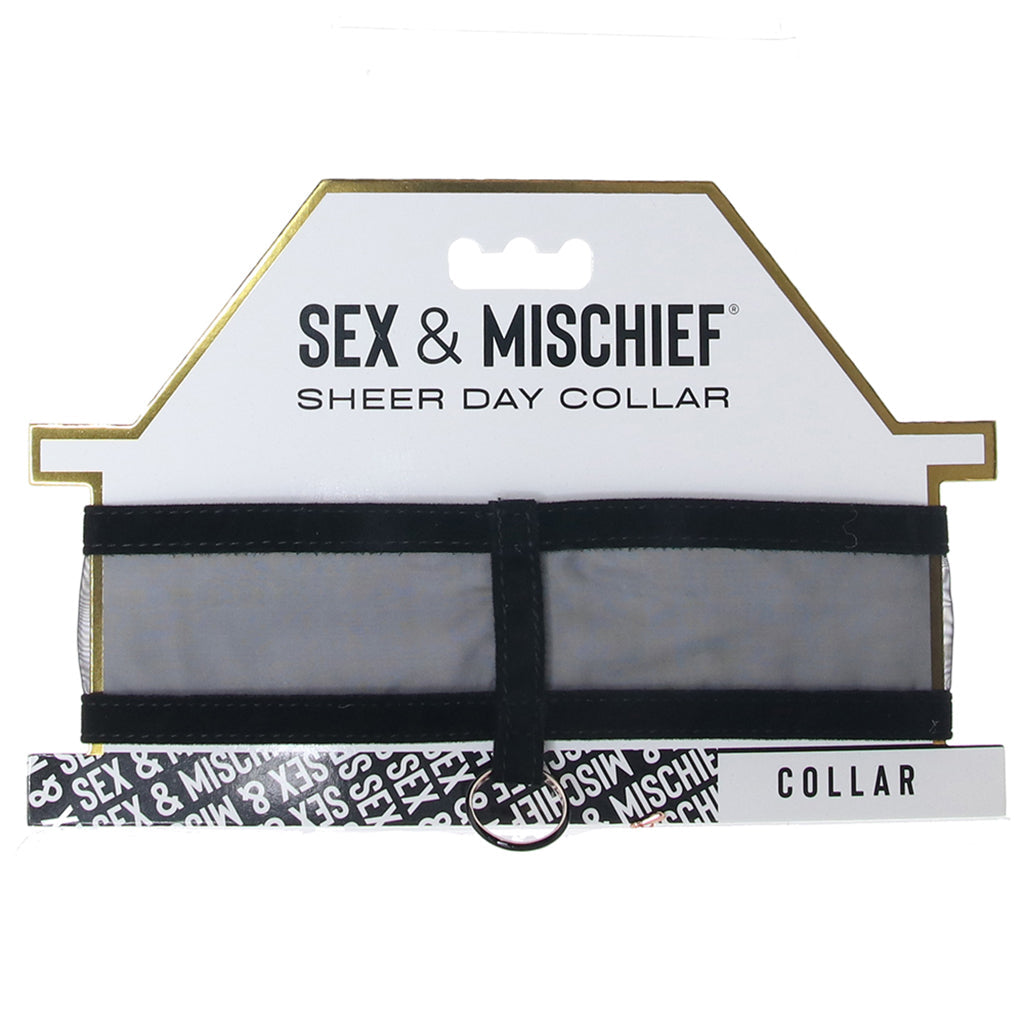 Sex & Mischief Sheer Day Collar Bondage and Fetish > Tools & Accessories