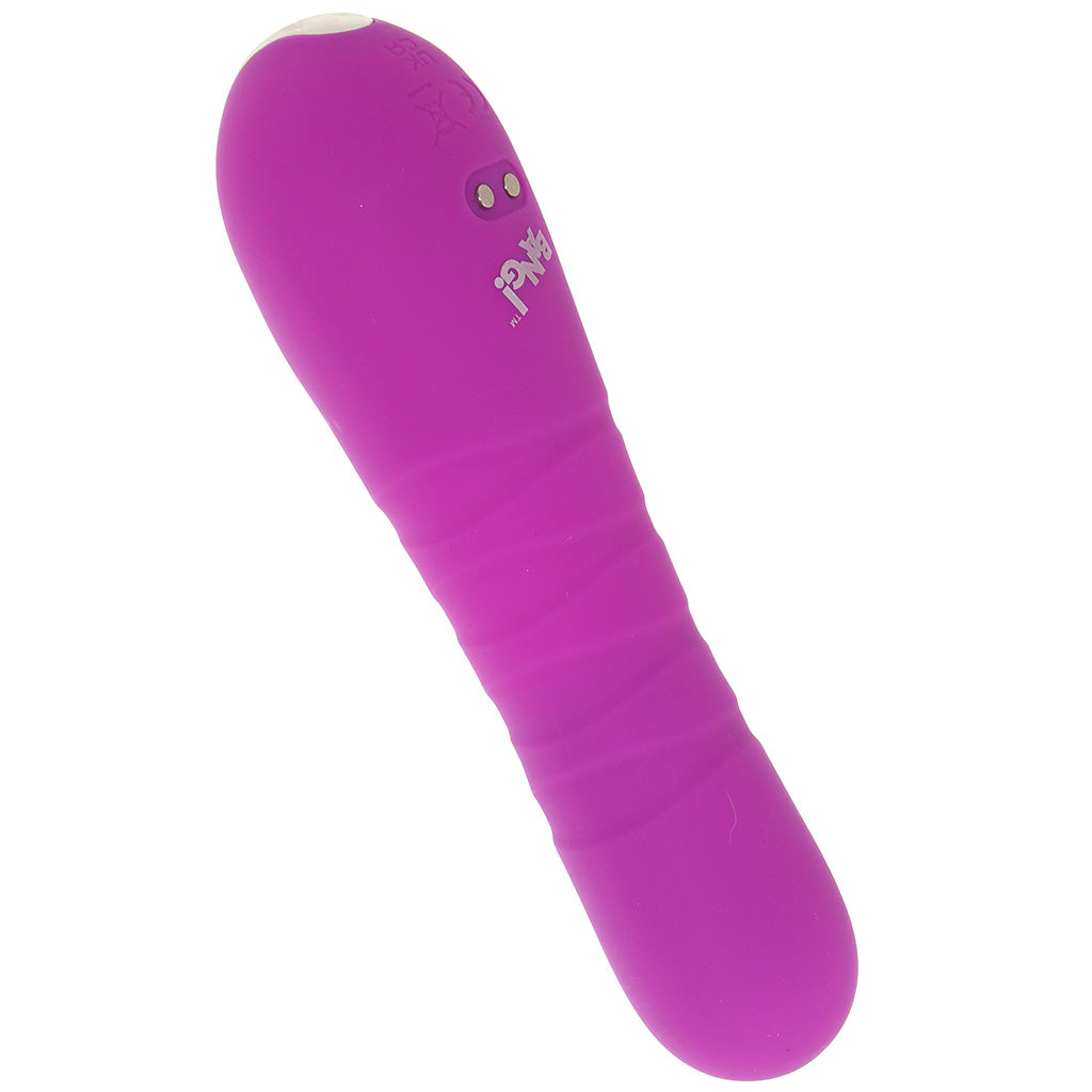 Bang! Thrusting Silicone Vibe in Purple Vibrators > G-Spot Vibrators