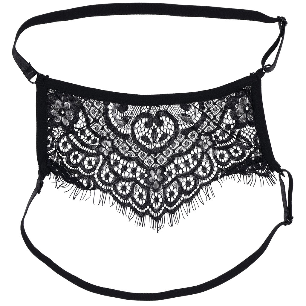 S&M Veiled Vision Lace Blindfold Bondage and Fetish > Pleasure Masks and Dress Up Play
