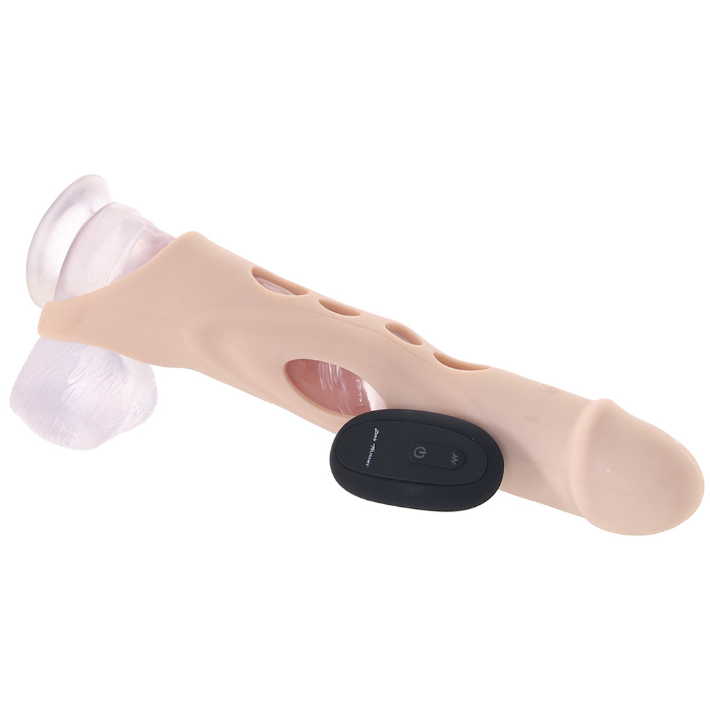 Zero Tolerance Big Boy Vibrating Extender in Light Male Enhancement > Extenders and Sleeves