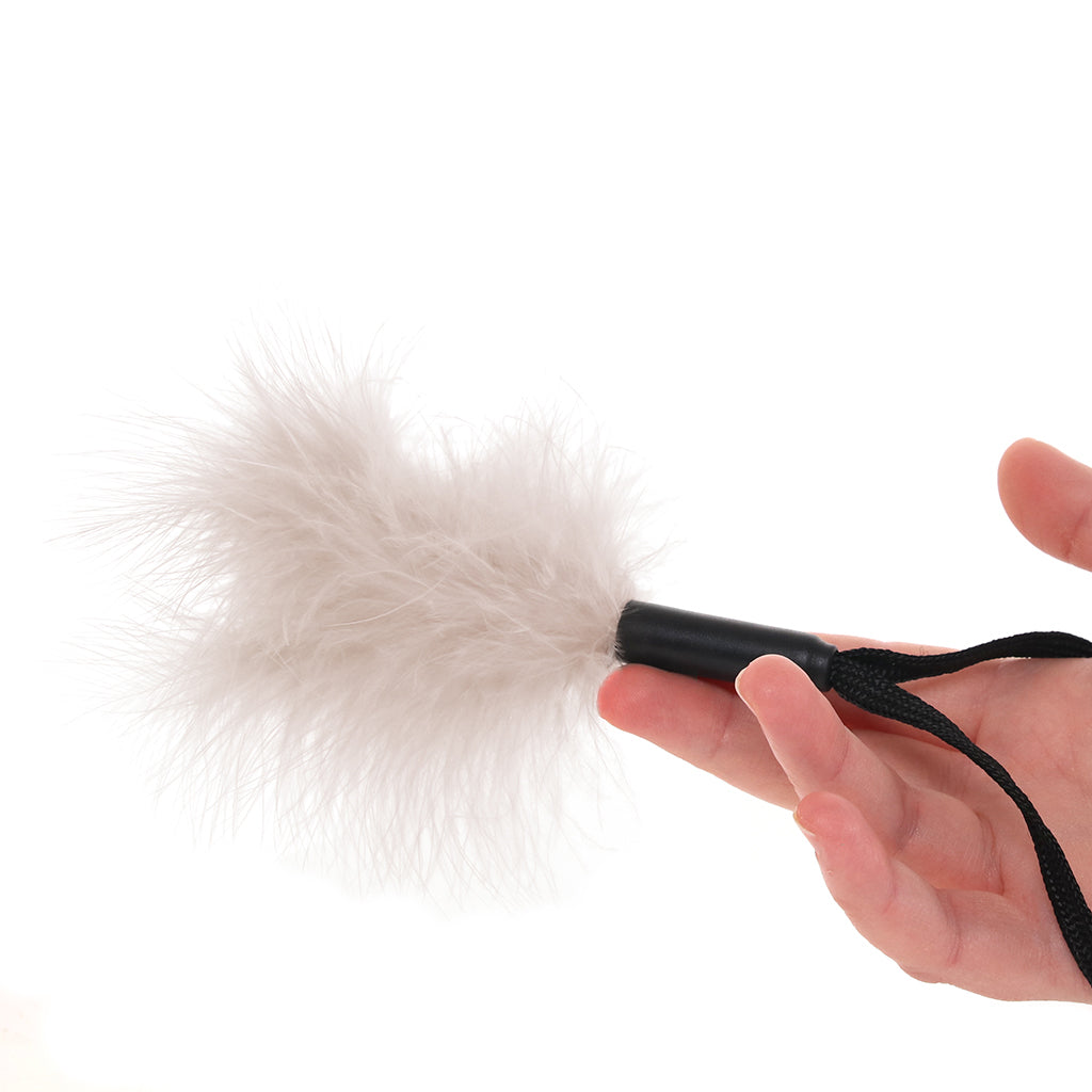 S&M Peaches 'n CreaMe Wrist Feather Ticker in Cream Sensual Love > Ticklers & Teasers
