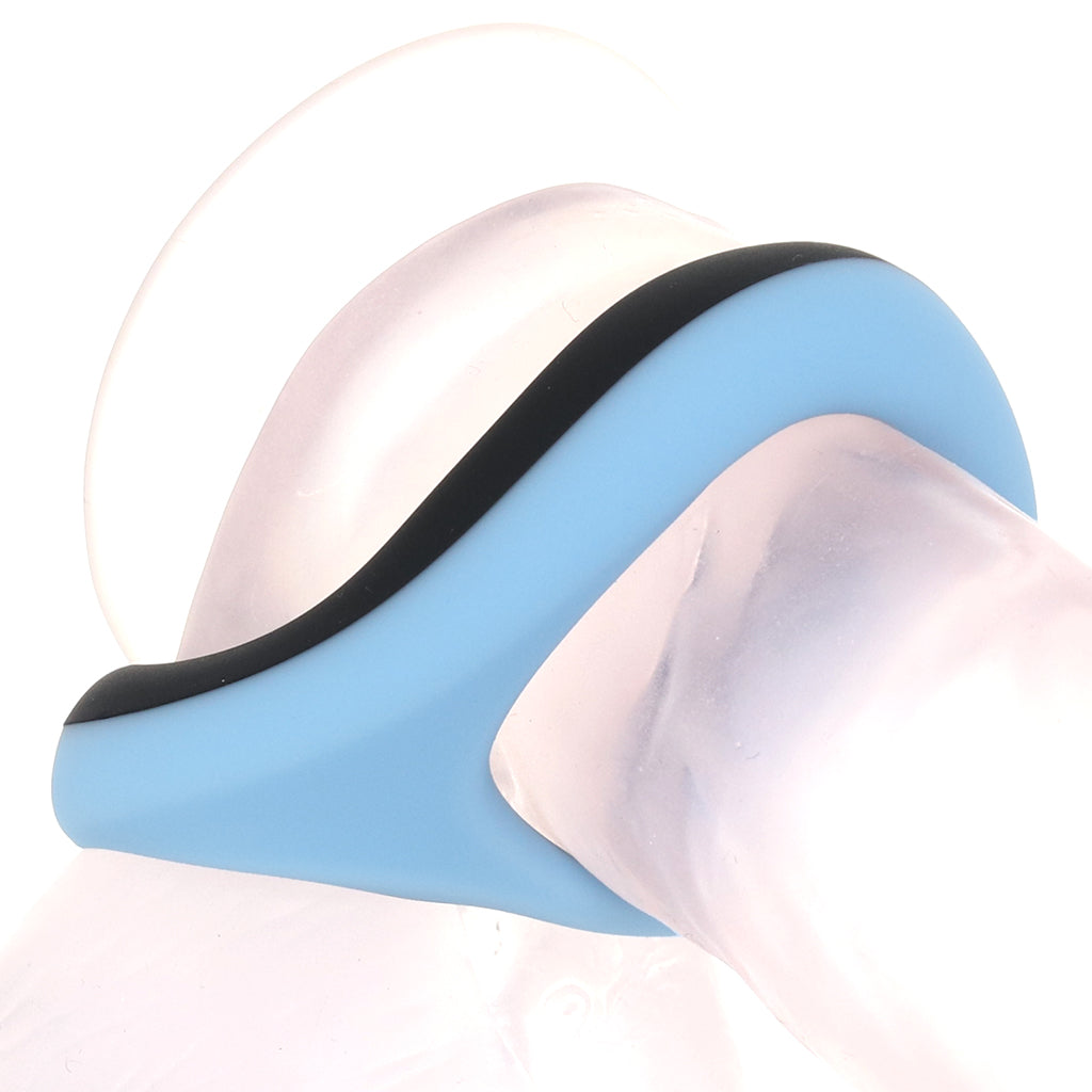 Rock Solid The Code C-Ring and Bandana Set in Light Blue Cock Rings