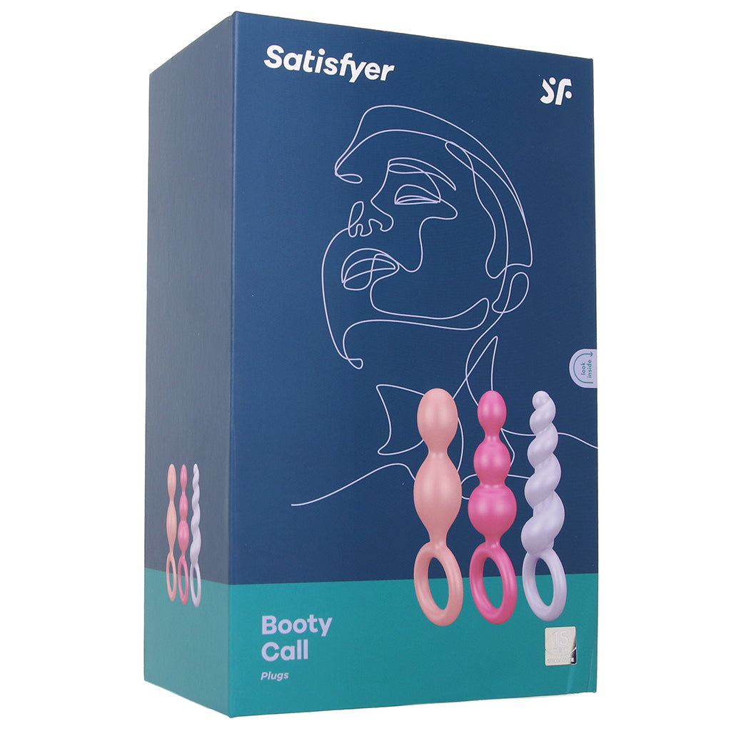 Satisfyer Plugs Silicone 3 Piece Set in Multi-Coloured Anal Sex Toys > Butt Plugs