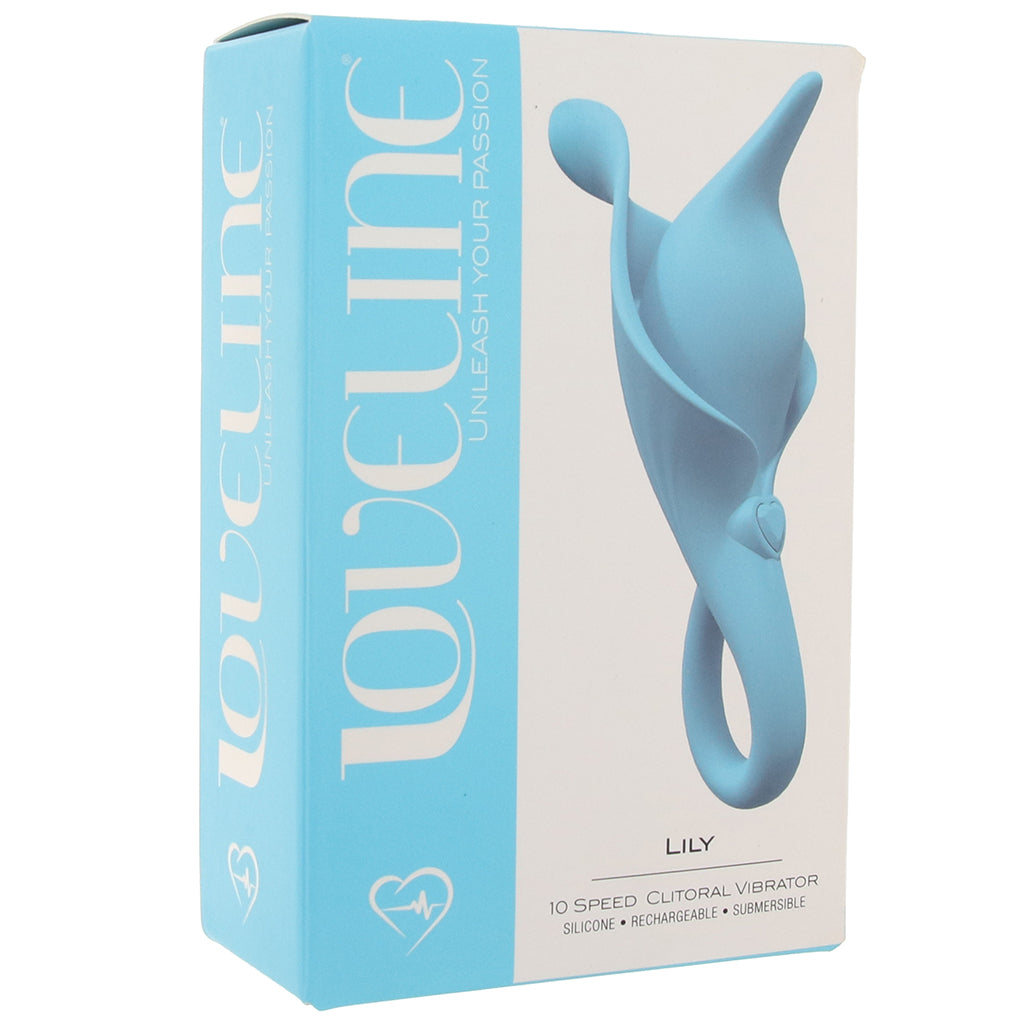 Loveline Lily Clitoral Vibe in Blue Vibrators > Clitoral Stimulators