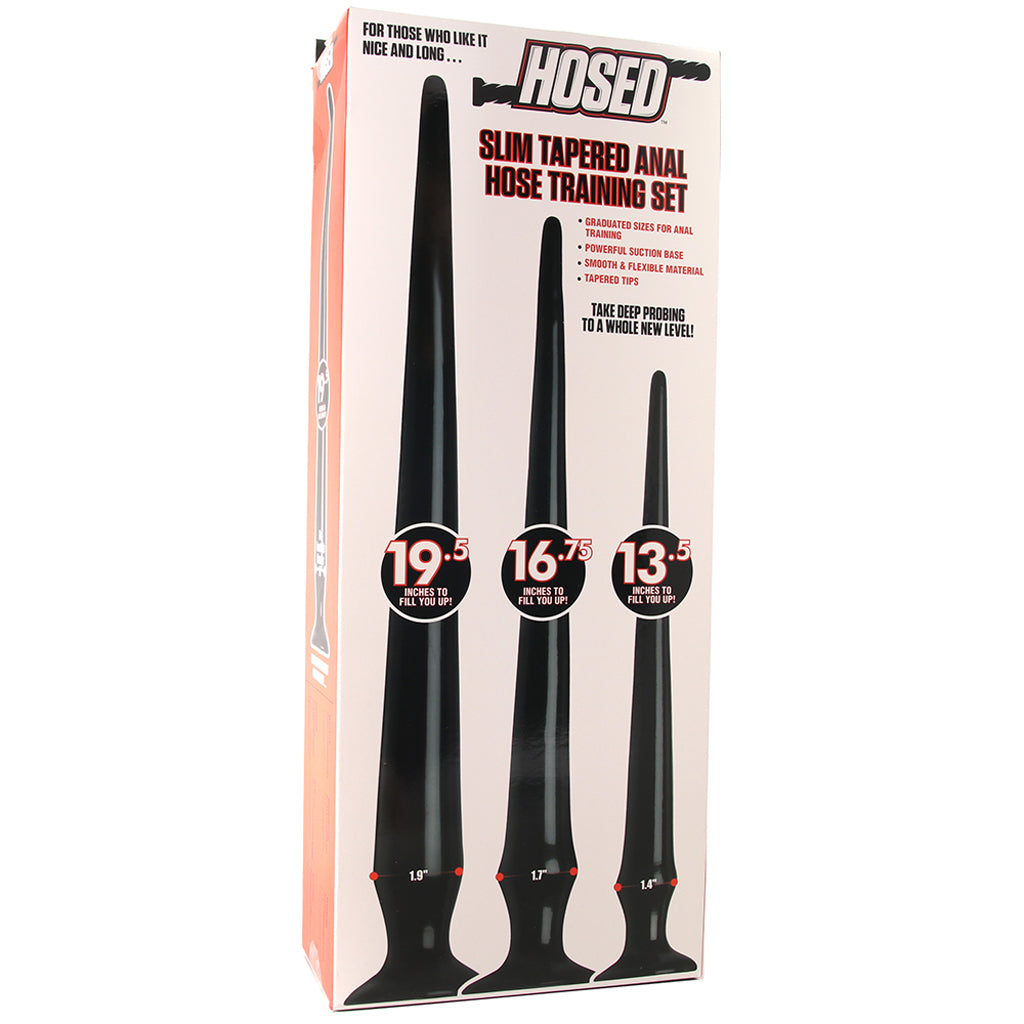 Hosed Slim Tapered Anal Hose Training Set Anal Sex Toys > Butt Plugs