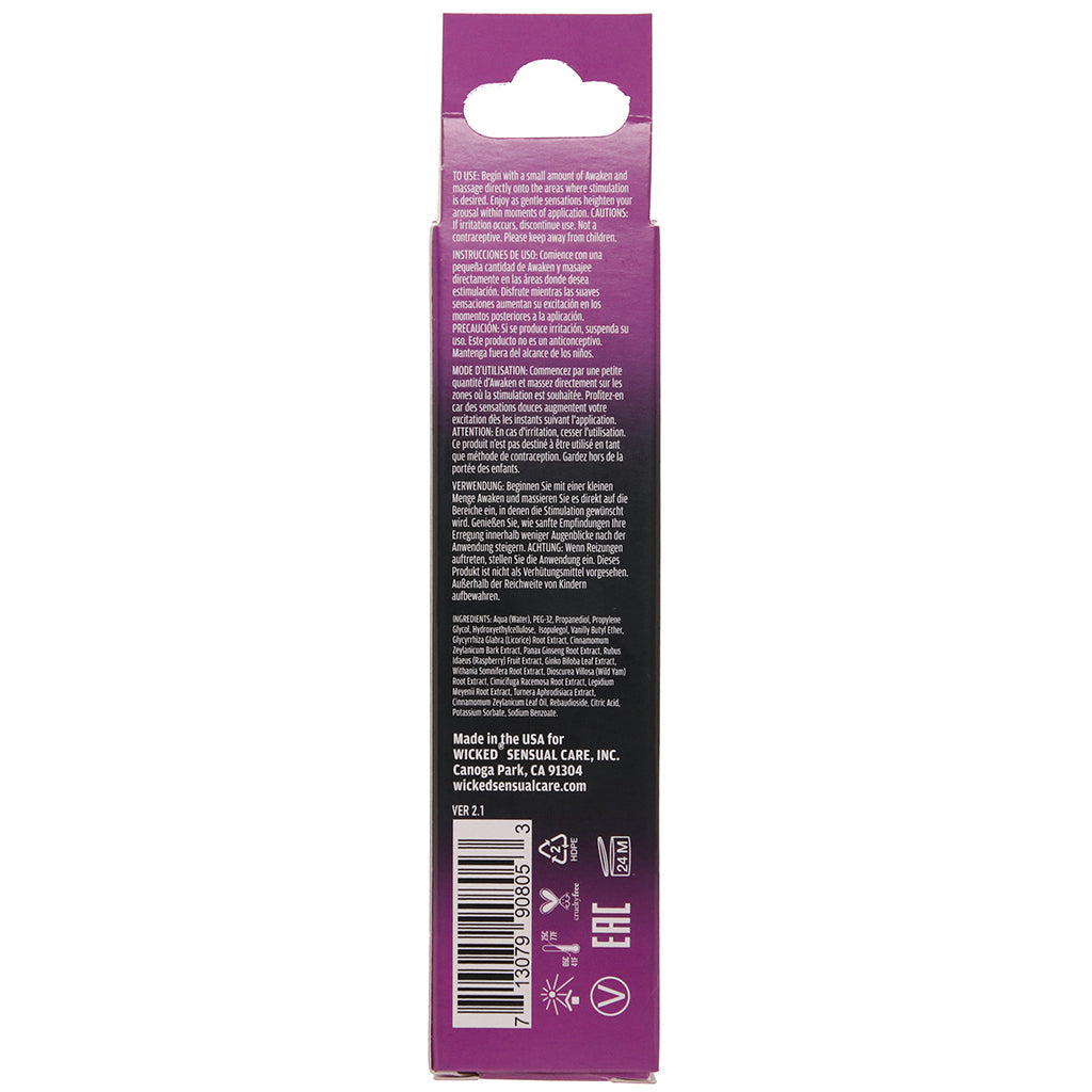 Awaken Stimulating Clitoral Gel in .5oz/15ml Lubes and Lotions > Sexual Stimulants