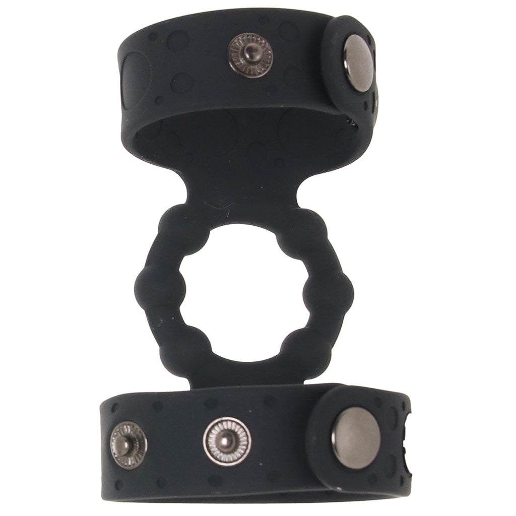 Magic Beaded Cock Ring with Adjustable Ball Straps Bondage and Fetish > Cock and Ball Devices