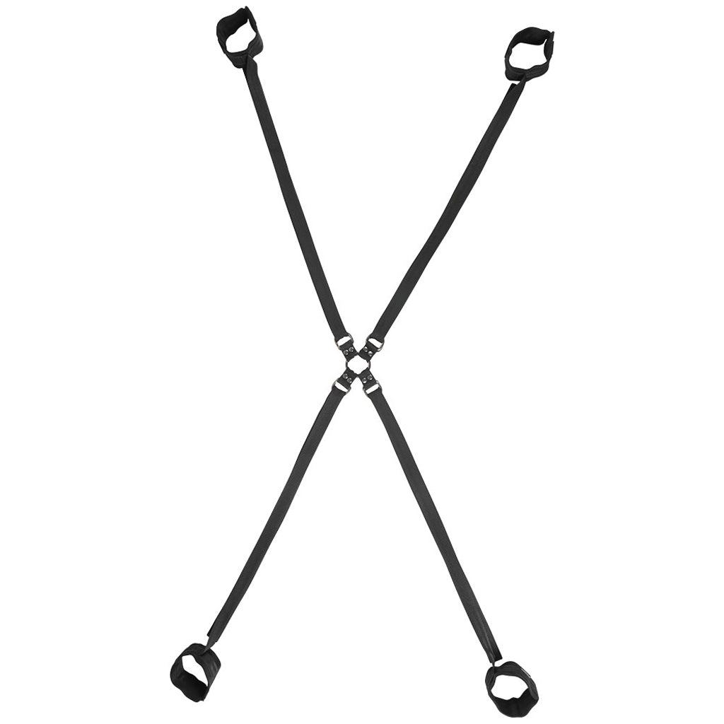 Velvet Noir Adjustable Hog Tie & Cuff Set Bondage and Fetish > Restraints