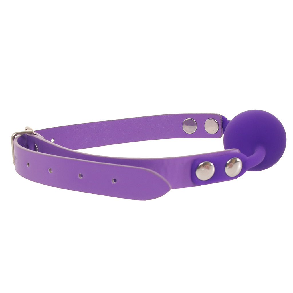 Ouch! Silicone Ball Gag in Purple Bondage and Fetish > Ball Gags & Mouth Restraints