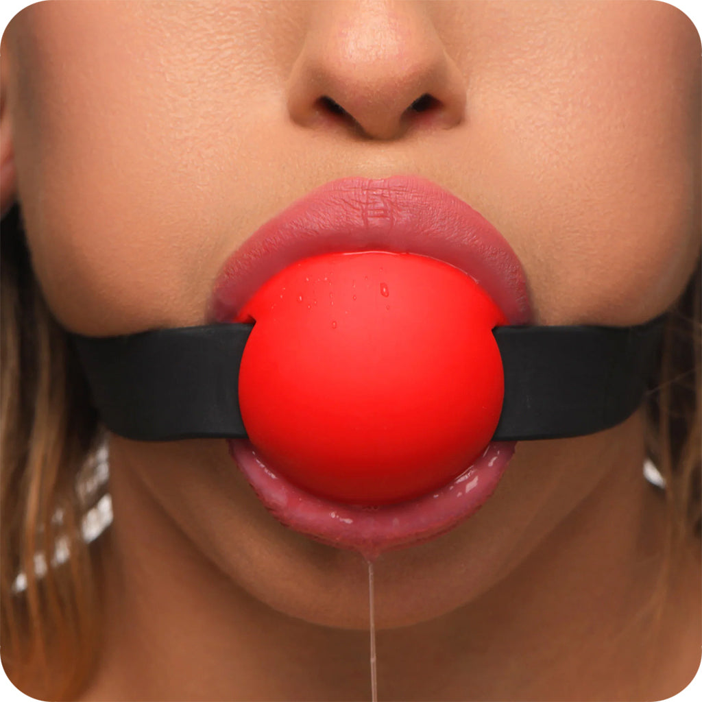 Master Series Gag Order Extreme Ball Gag Bondage and Fetish > Ball Gags & Mouth Restraints
