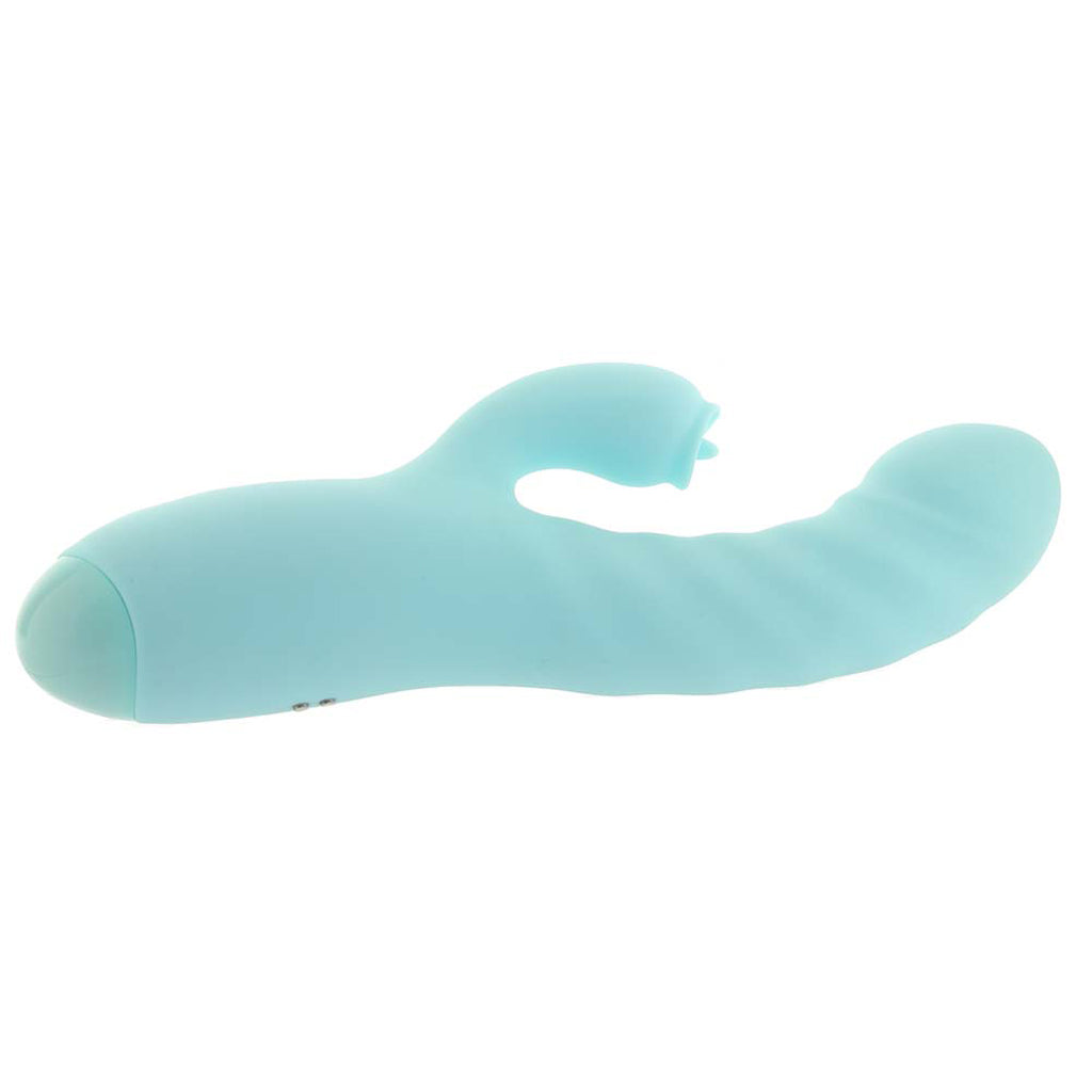 Luv Heat Up Thruster Rabbit Vibe in Aqua Vibrators > Rabbit Vibrators