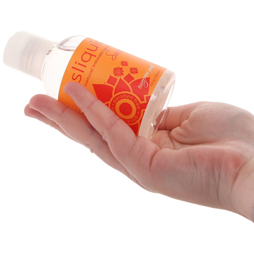 Swirl Flavored Lube 4.2oz/125ml in Tangerine Peach Lubes and Lotions > Flavored Sex Lubes