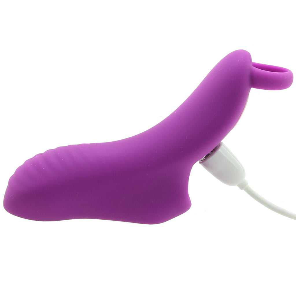 Fuzu Silicone Fingertip Massager Vibe in Purple Vibrators > Finger Vibrators