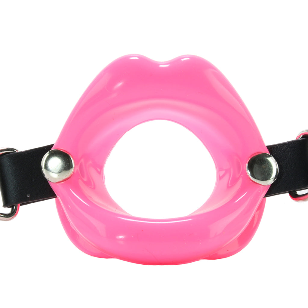 Silicone Lips Gag in Pink Bondage and Fetish > Ball Gags & Mouth Restraints