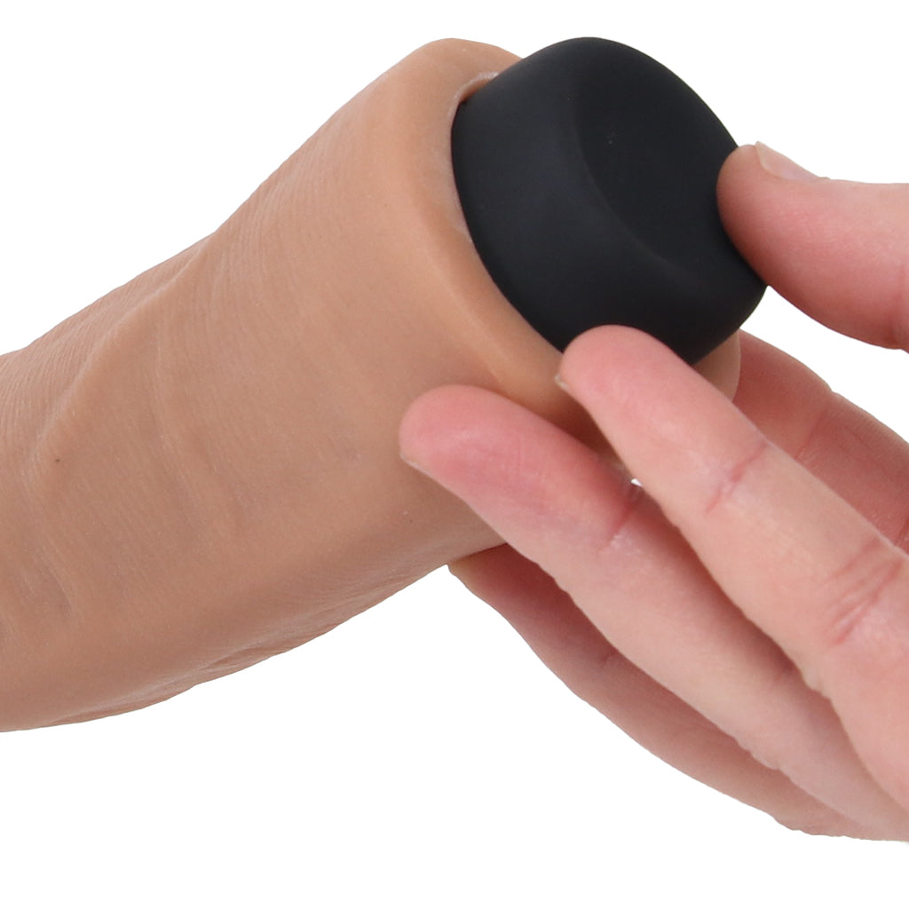 Jock Vibrating Realistic Penis Extender in Tan Male Enhancement > Extenders and Sleeves