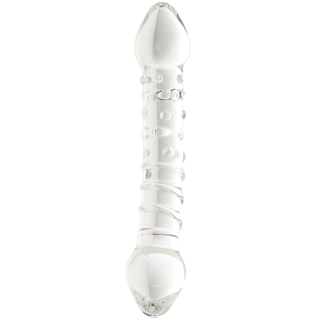 Clarity Celestial Bliss Swirly Glass Dildo Dildo Sex Toys > G-Spot Dildos