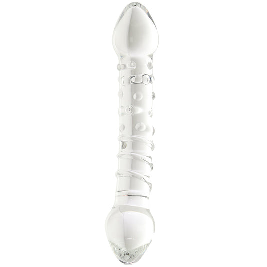 Clarity Celestial Bliss Swirly Glass Dildo