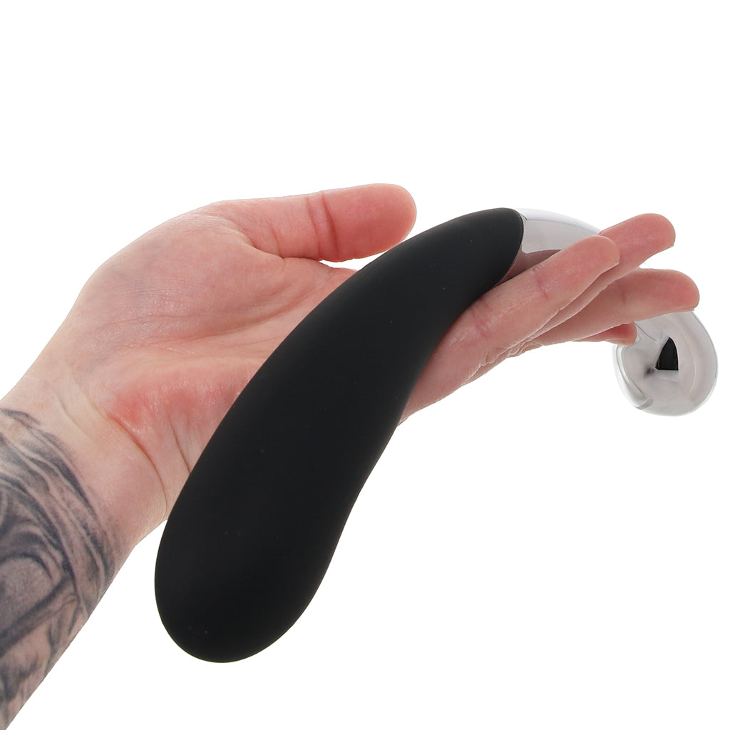 Sweet Pressure Metal & Silicone G-Spot Wand Dildo Sex Toys > G-Spot Dildos
