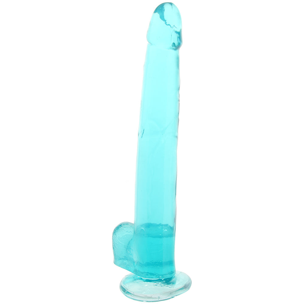 Size Queen 12 Inch Jelly Dildo in Blue Dildo Sex Toys > Realistic Dildos
