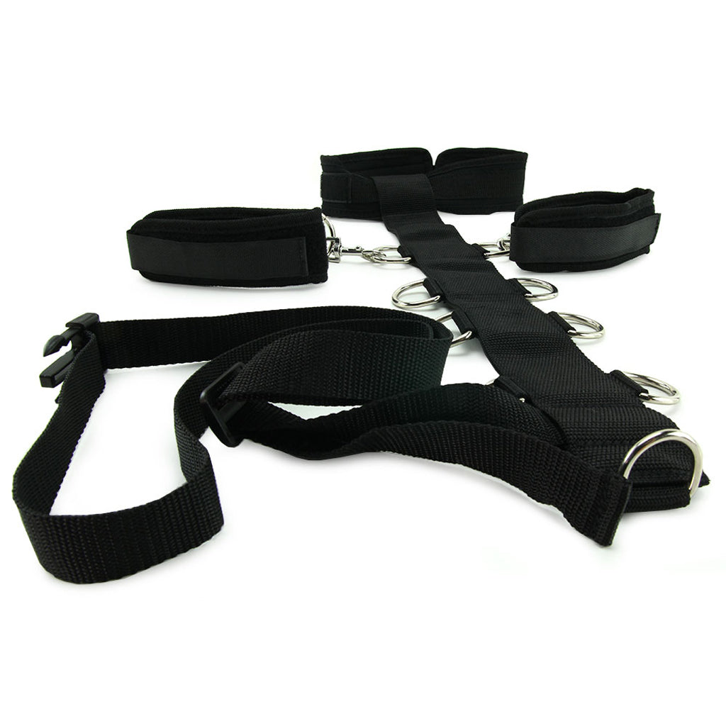 3 Piece Adjustable Neck & Wristraint Set Bondage and Fetish > Restraints