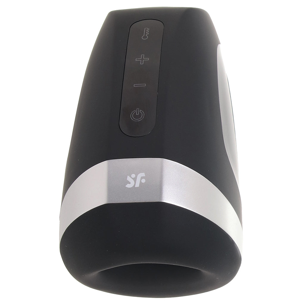 Satisfyer Men Heat & Vibration Stroker Male Masturbators > Vibrating