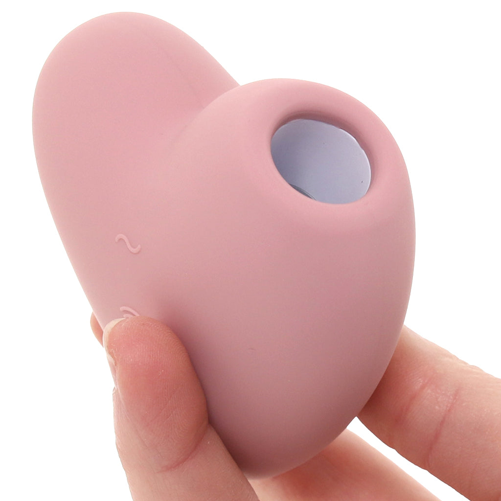 Satisfyer Cutie Heart Air Pulse Stimulator in Light Red Vibrators > Clitoral Stimulators