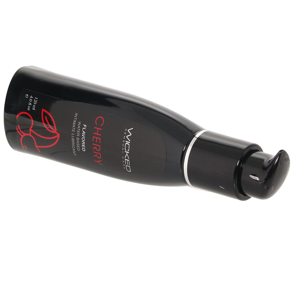 Aqua Flavored Lube 4oz/120ml in Cherry Lubes and Lotions > Flavored Sex Lubes
