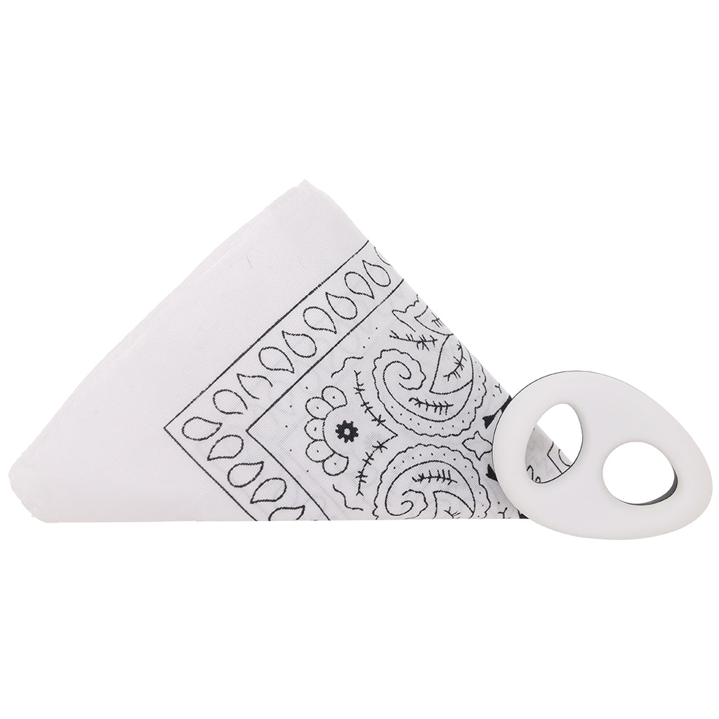 Rock Solid The Code C-Ring and Bandana Set in White Cock Rings
