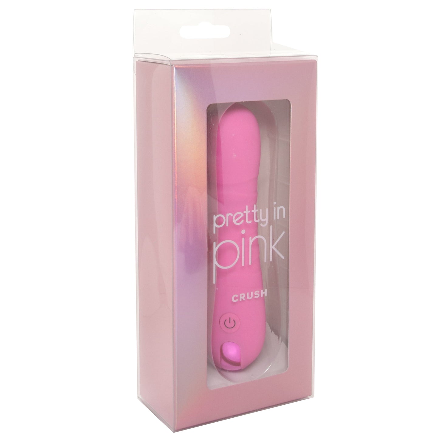 Pretty in Pink Crush Thrusting Vibe Vibrators > Bullet and Egg Vibrators