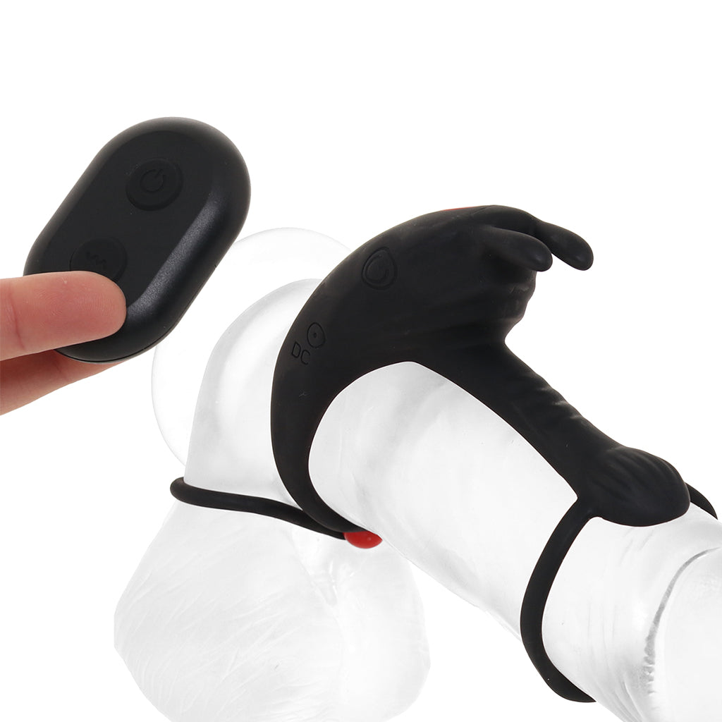 Cock Power Remote Control Cock Ring & Ball Cinch Cock Rings