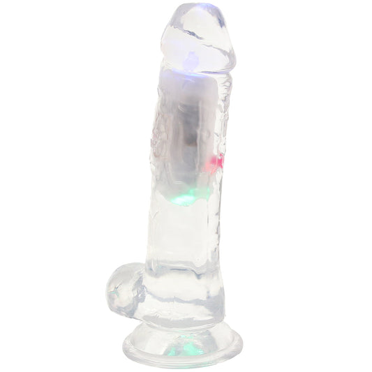 RealRock 7 Inch Light Up Vibrating Ballsy Dildo