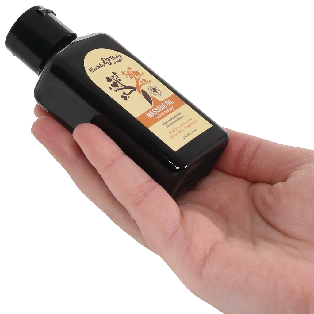 At Night Massage Oil 2oz/60ml in Grapefruit Sandalwood Lubes and Lotions > Erotic Massage Oils
