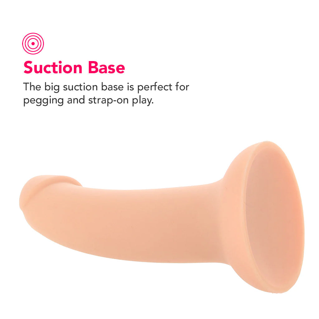 PinkCherry Premium 7 Inch Light Silicone Dildo Dildo Sex Toys > G-Spot Dildos