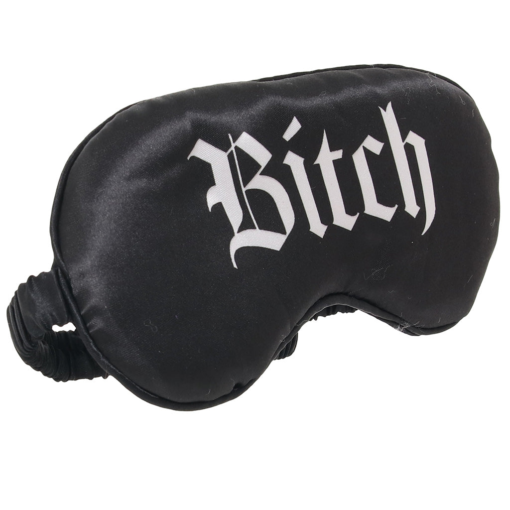 Ouch! Printed Satin Bitch Blindfold Bondage and Fetish > Pleasure Masks and Dress Up Play